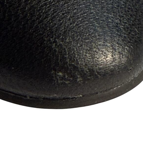 Steve Madden Macrae Womens Black Pebbled Leather Horsebit Mule Loafer Shoes 7M - Picture 8 of 9